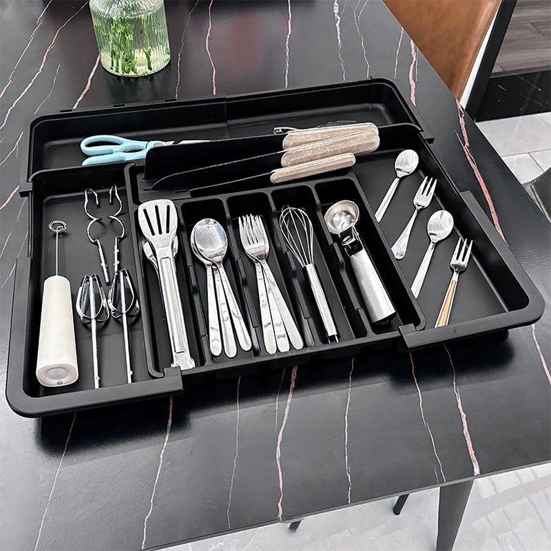 Expandable Drawer Organizer for Cutlery