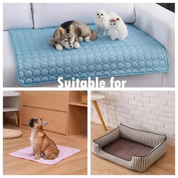 Cooling Mat for Dogs & Cats with Gel Pad