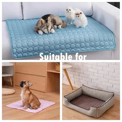 Cooling Mat for Dogs & Cats with Gel Pad