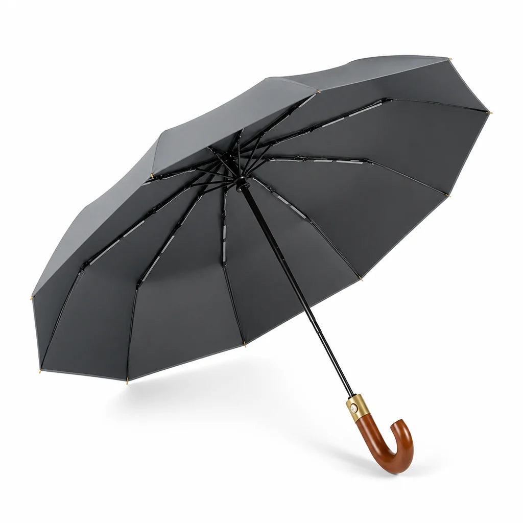Windproof Automatic Umbrella with UPF50+ Protection