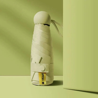 Capsule Pocket Umbrella with Sun Protection