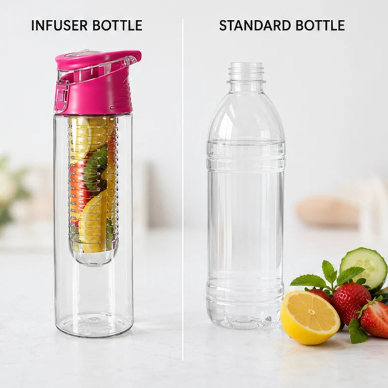 AquaFruit Drinking Bottle with Fruit Infuser 700 ml
