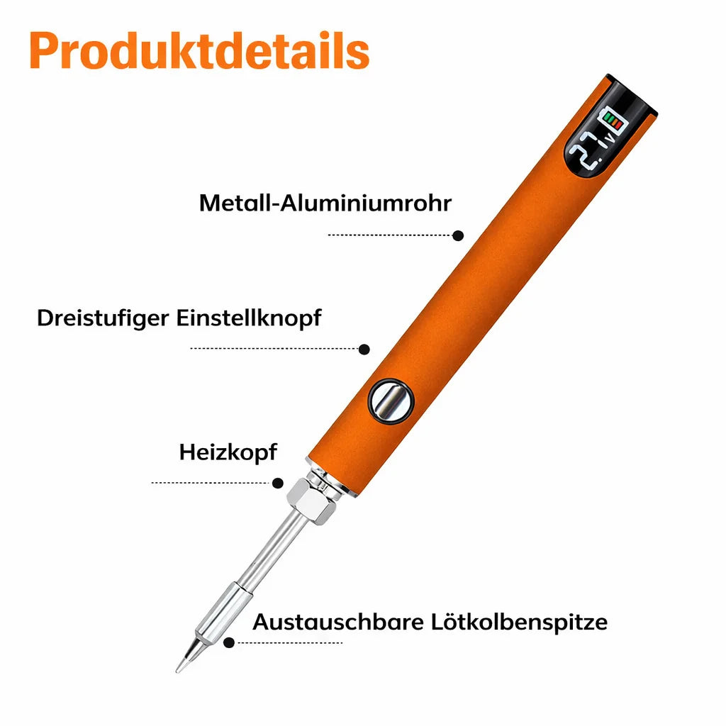 VoltEdge™ — Precise Soldering Anywhere, Anytime – Perfectly Controlled, Stress-Free, Ready to Use Immediately!