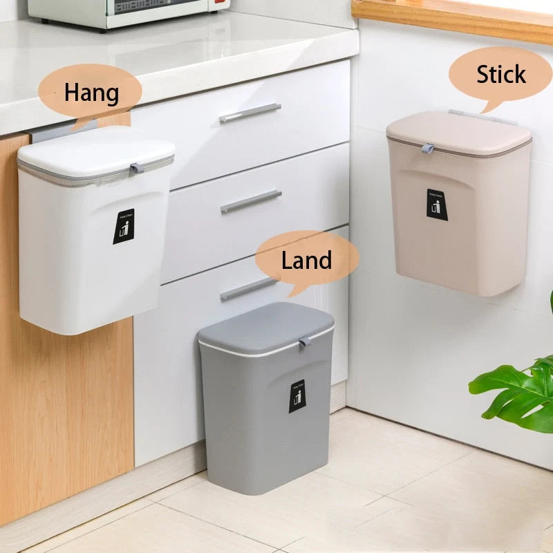 Trashi Smarter Trash Can with Wall Mount