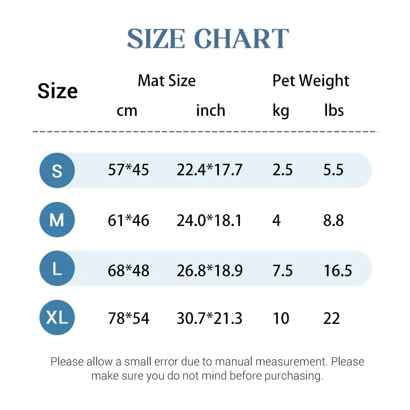 Summer Mat for Dogs & Cats