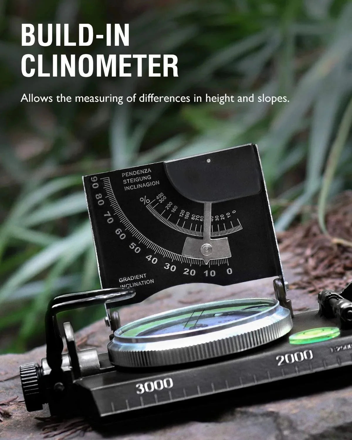 Outdoor Compass with Clinometer