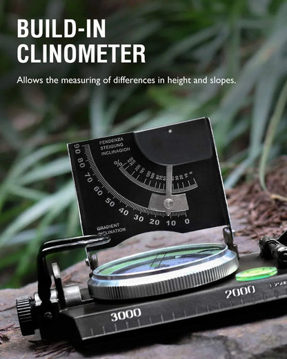 Outdoor Compass with Clinometer