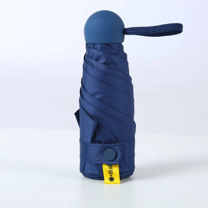 Capsule Pocket Umbrella with Sun Protection