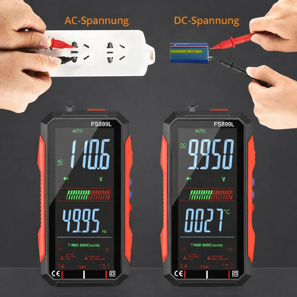 VoltGuard™ — Never change batteries again, always measure precisely, lightning-fast and safely!