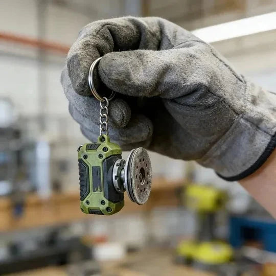 EdgeCraft™ Mini Grinder Keychain — Compact, Decorative, and Always Within Reach