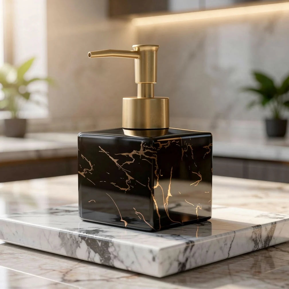 pureMarbelle Soap Dispenser with Marble Look