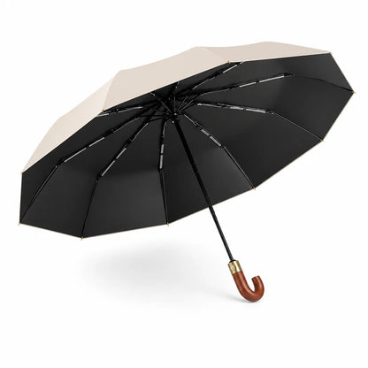 Windproof Automatic Umbrella with UPF50+ Protection