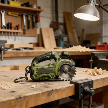 EdgeCraft™ Mini Grinder Keychain — Compact, Decorative, and Always Within Reach