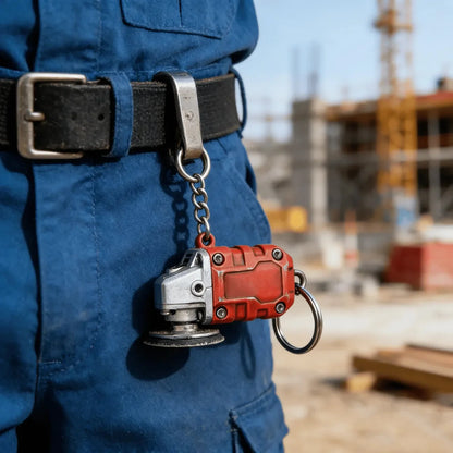 EdgeCraft™ Mini Grinder Keychain — Compact, Decorative, and Always Within Reach