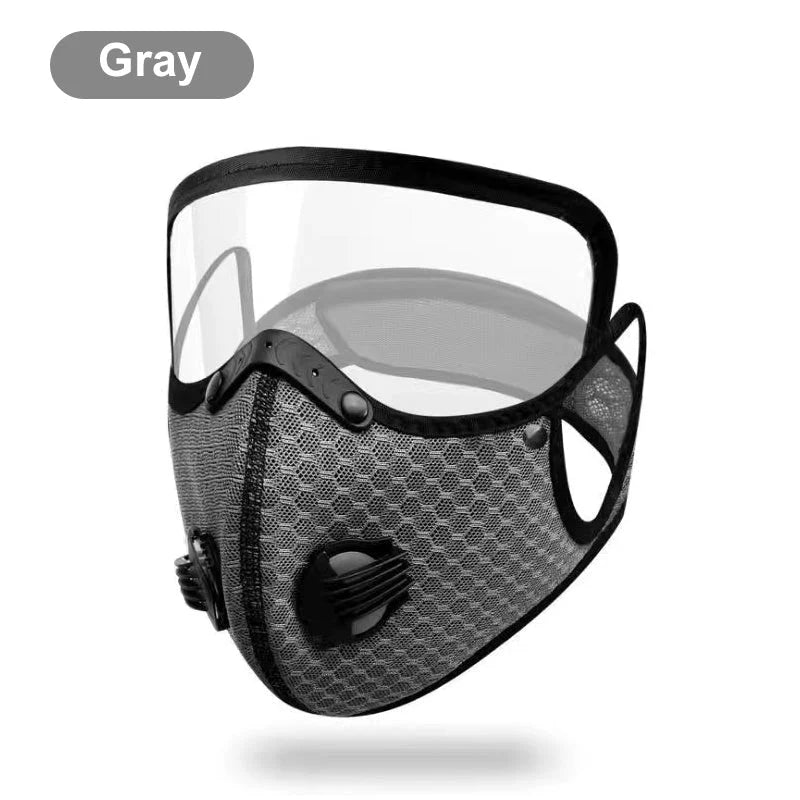 2-in-1 Motorcycle Mask with Anti-UV Glasses