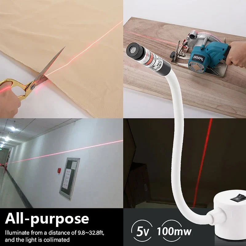 Magnetic Laser Guide for Sewing Machines