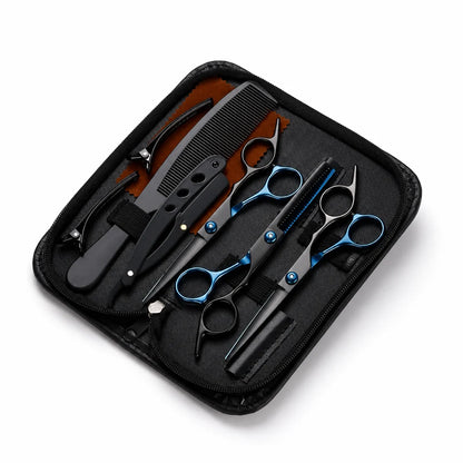 Stainless Steel Ergonomic Thinning and Texturizing Scissors Set