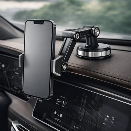 Car Phone Holder with Suction Cup & 360° Rotation