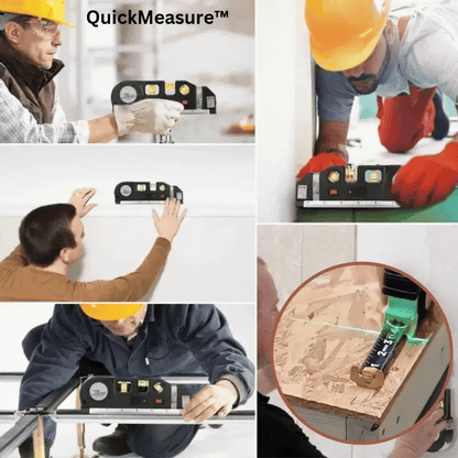 QuickMeasure 4-in-1 Measuring Device with Laser