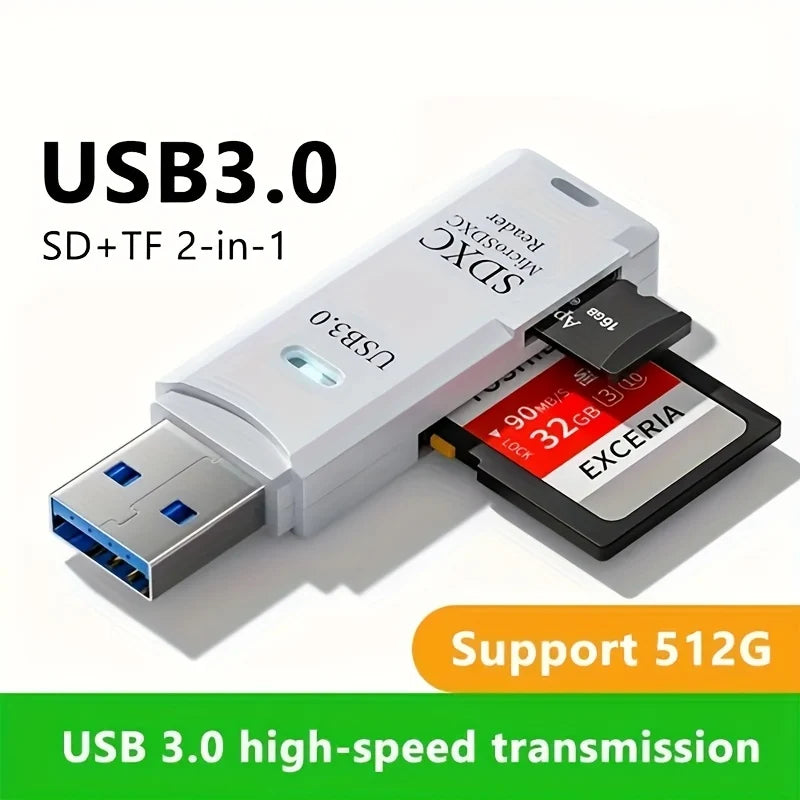 USB 3.0 Card Reader | SD & MicroSD Adapter