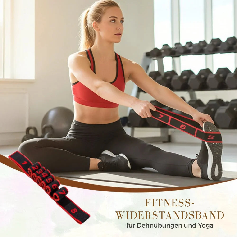 Resistance Band with 8 Segments – Yoga & Stretching
