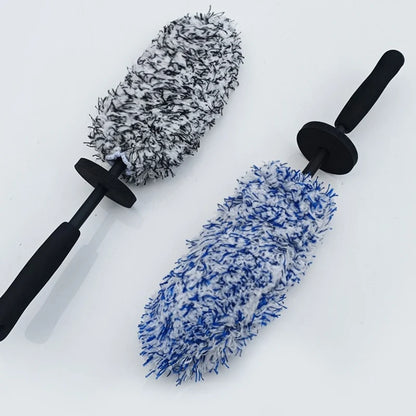 WheelGlow microfiber rim brush scratch-free