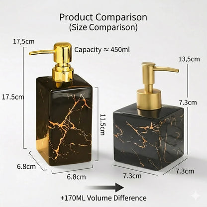 pureMarbelle Soap Dispenser with Marble Look