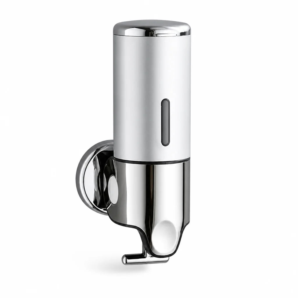 Space-saving stainless steel wall-mounted soap dispenser (500ml)