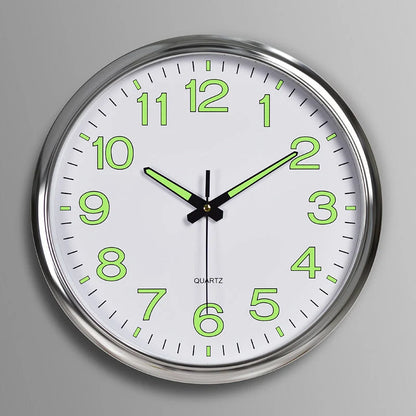 Glowing Wall Clock 30 cm – Silent