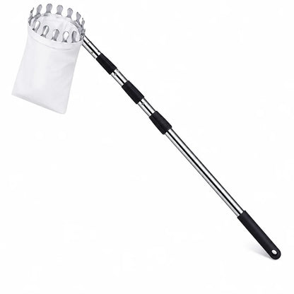 Telescopic Fruit Picker made of Stainless Steel (4 m Reach)