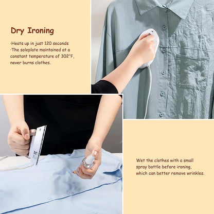 Travel Iron for On-the-Go with Ceramic Sole