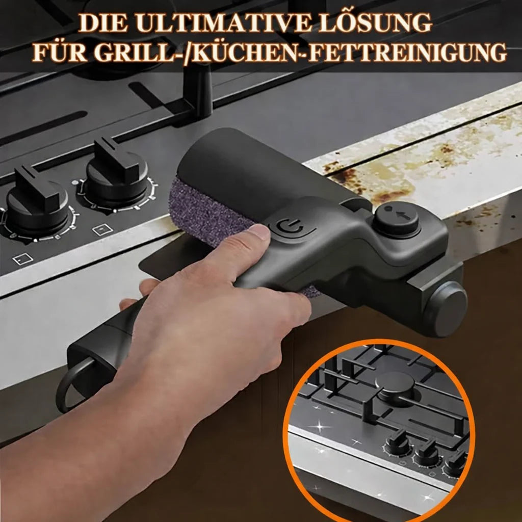 PowerBrush™ — Never Scrub Again, Just Relax and Shine Your Grill in Minutes!