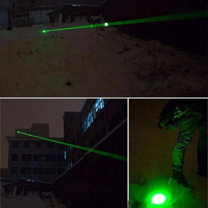 Daylight-Visible High-Performance Green Laser Pointer (Aluminum Housing)