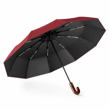 Windproof Automatic Umbrella with UPF50+ Protection
