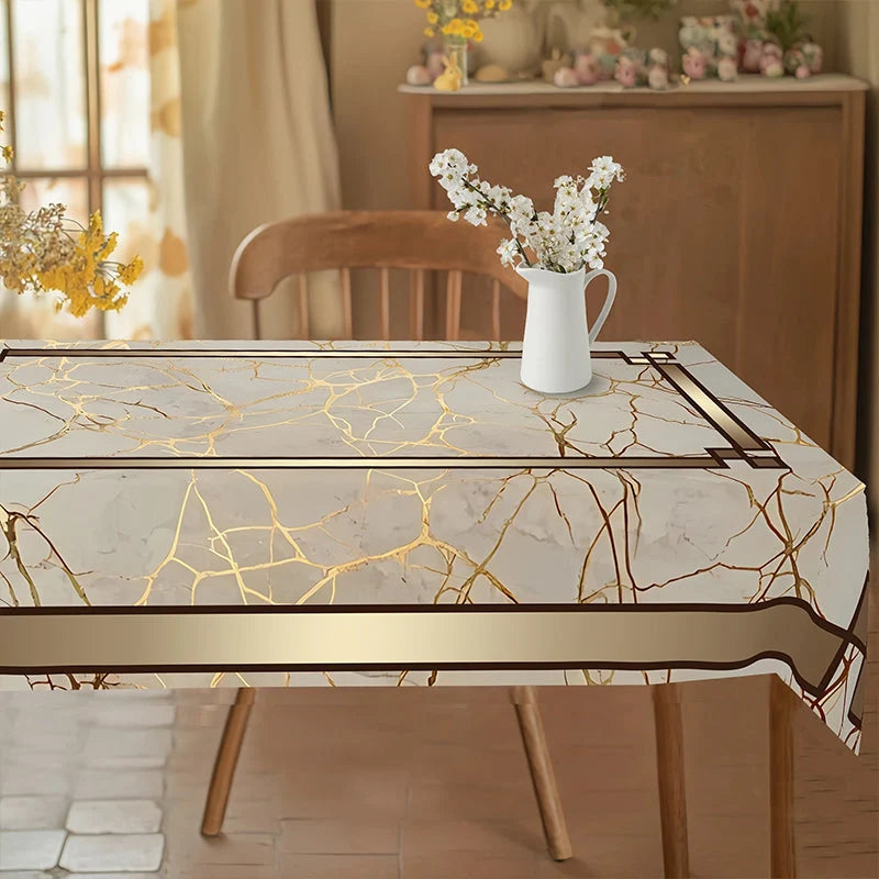 LuxeGuard™ Marble Tablecloth — Flawless Protection That Lets Every Moment Shine Worry-Free