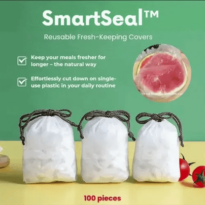 SmartSeal Fresh Keeping Lids 100 Pieces BPA-Free