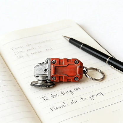 EdgeCraft™ Mini Grinder Keychain — Compact, Decorative, and Always Within Reach