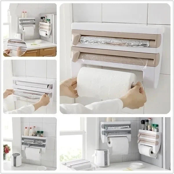 Wrap Organizer for the Kitchen