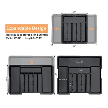Expandable Drawer Organizer for Cutlery