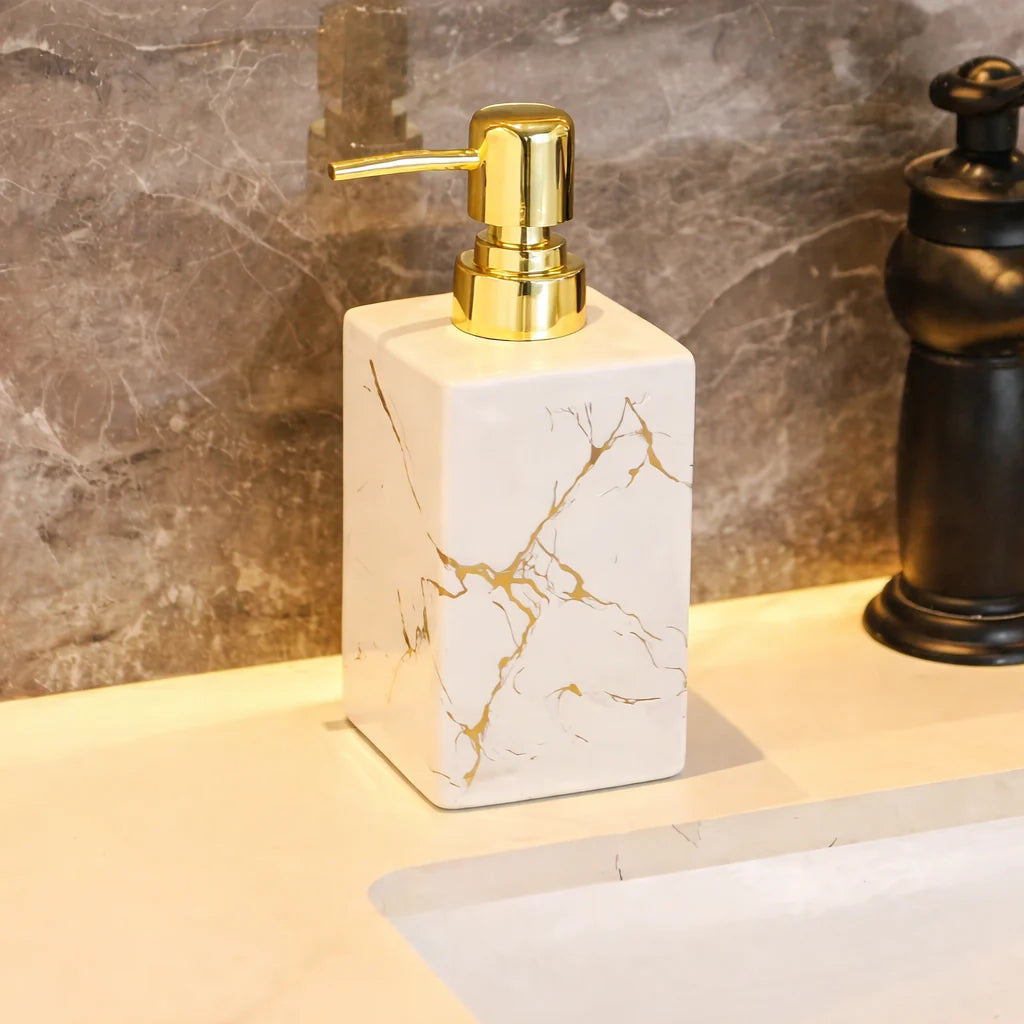 pureMarbelle Soap Dispenser with Marble Look