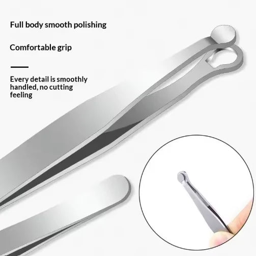 Nose Hair Scissors Stainless Steel with Rounded Tip