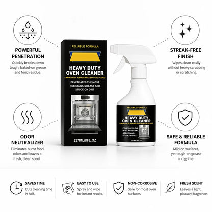 High-Performance Oven Cleaner Spray for Degreasing and Odor Neutralizing (237 ml)