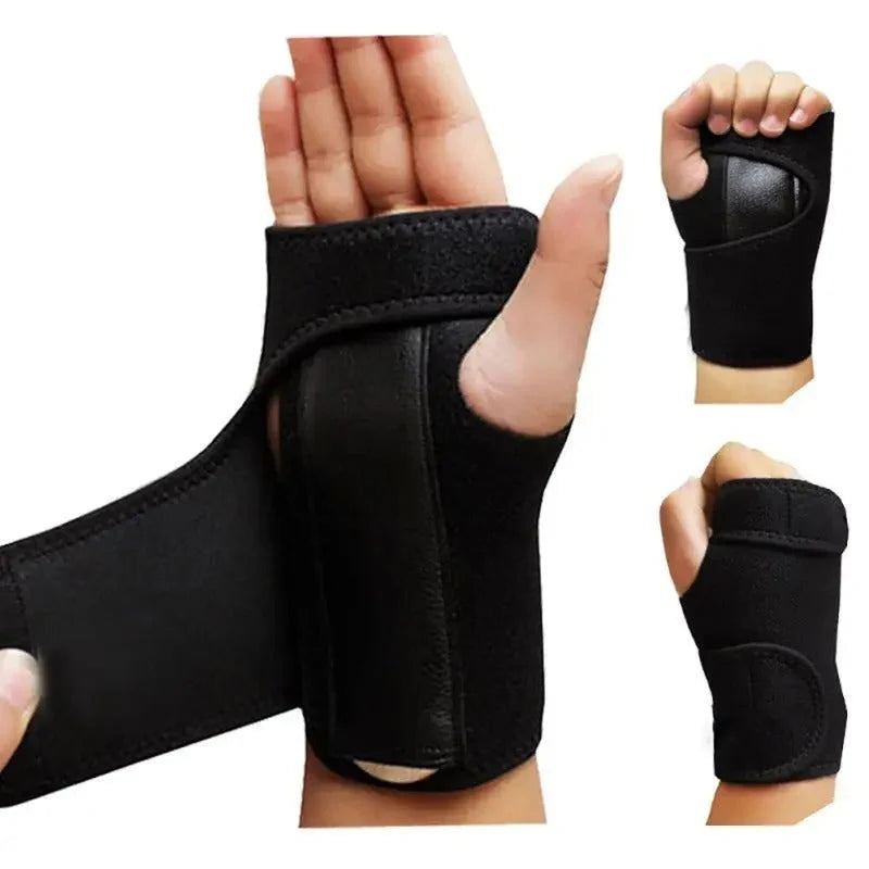 Wrist brace with splint