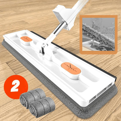 FlatMop 360° Rotating Mop with Bucket