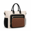 Bag with multiple compartments (expandable side pockets)