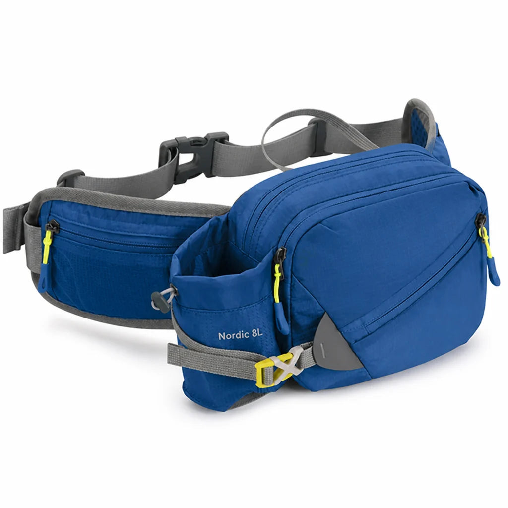 Ultralight Oxford Fabric Waist Pack for Running (with Bottle and Phone Pockets)