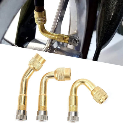 Flexible 3-Angle Tire Valve Extension Set