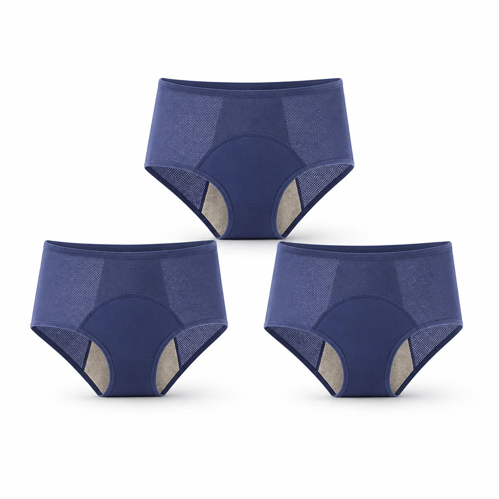 360° Leak-Proof, Three-Layer High-Waist Period Underwear