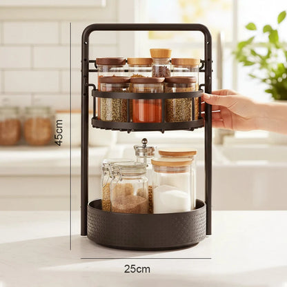 Rotating Kitchen Shelf with 360° Rotation