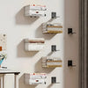 Floating shelf with invisible wall mount